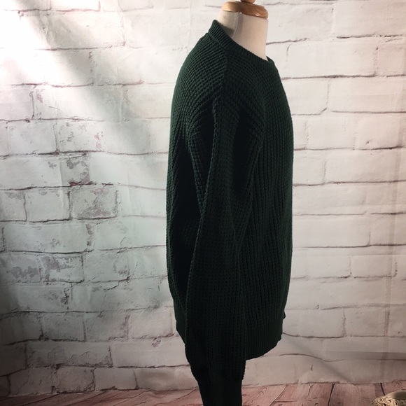 J. Crew Shaker Stitch Knit Chunky Heavy Fisherman Sweater, Size XL - Picture 3 of 7